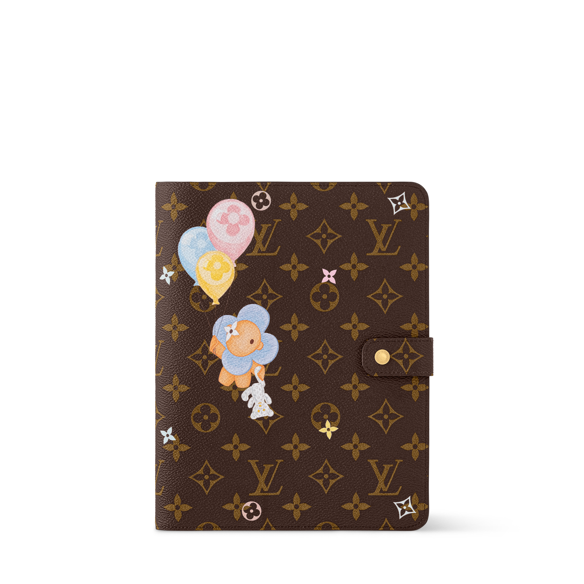 Triplets MM Desk Agenda Cover - Luxury S00 Brown | LOUIS VUITTON